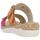 Schoenen Dames Leren slippers Remonte R6858 Oranje