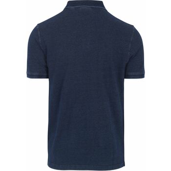 Gant Poloshirt Pique Navy Melange Blauw