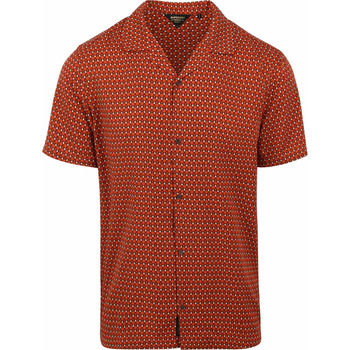 Superdry Overhemd Lange Mouw Overhemd Short sleeve Rood Philomena Red Print