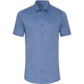 Desoto Overhemd Lange Mouw Short Sleeve Jersey Overhemd Blauw