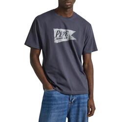 Textiel Heren T-shirts korte mouwen Pepe jeans  Grijs