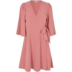 Textiel Dames Jurken Mbym Roze midi-jurk Melika Slate Rose Roze