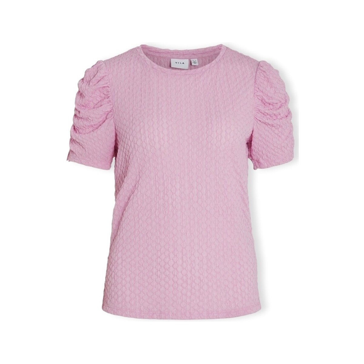 Textiel Dames Tops / Blousjes Vila Noos Top Anine S/S - Pastel Lavender Roze