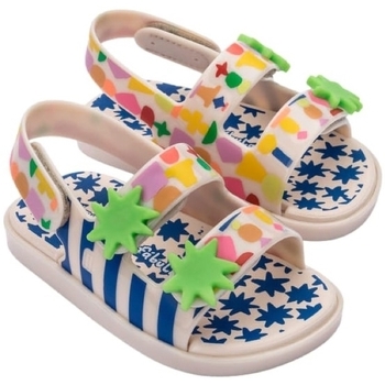 Melissa MINI  Estrelar + Fábula B Baby Sandals - Beige/Blue Multicolour