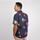 Textiel Heren Overhemden lange mouwen Oxbow Shirt met korte mouwen en Teahupoo-print CEREVA Blauw