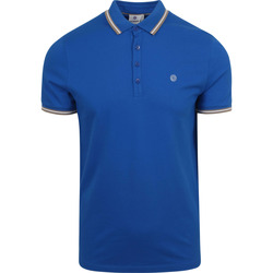 Textiel Heren T-shirts & Polo’s Blue Industry Piqué Poloshirt Kobaltblauw Blauw
