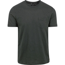 Textiel Heren T-shirts & Polo’s No Excess T-Shirt Slubs Steel Multicolour