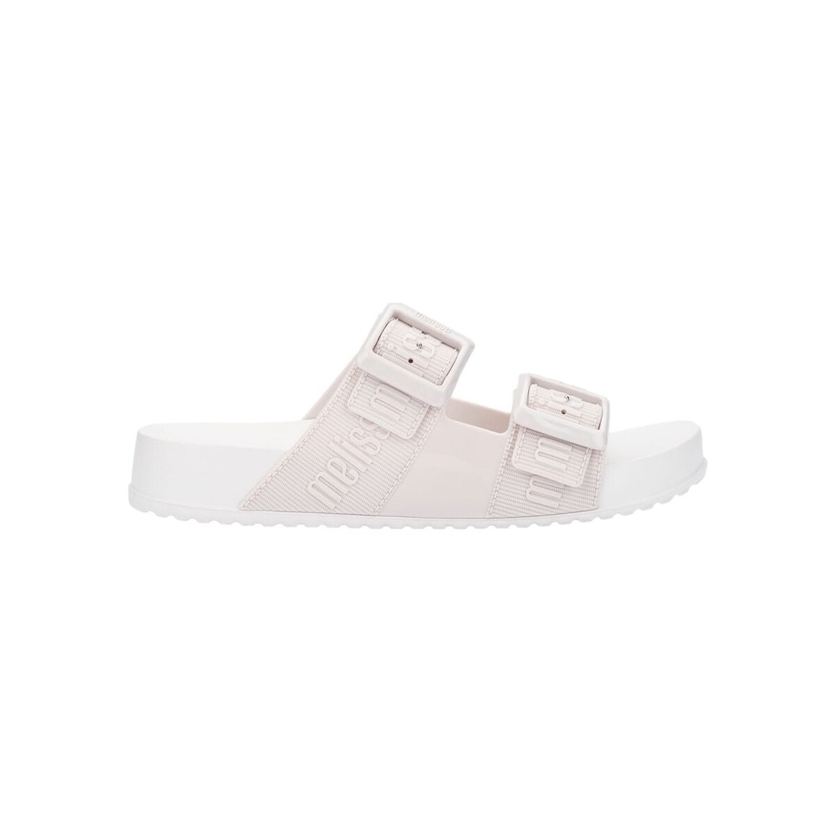 Schoenen Dames Sandalen / Open schoenen Melissa Cozy Slide Love - White Wit