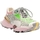 Schoenen Dames Sneakers Exé Shoes EXÉ Sneakers 134-23 - Green/Pink Multicolour