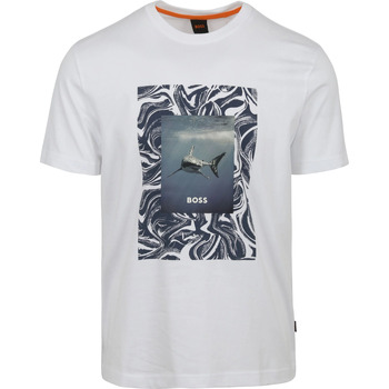 Textiel Heren T-shirts & Polo’s BOSS T-shirt Tucan Wit Wit