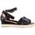 Schoenen Dames Sandalen / Open schoenen The Divine Factory 230955 Zwart