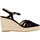 Schoenen Dames Sandalen / Open schoenen The Divine Factory 230991 Zwart