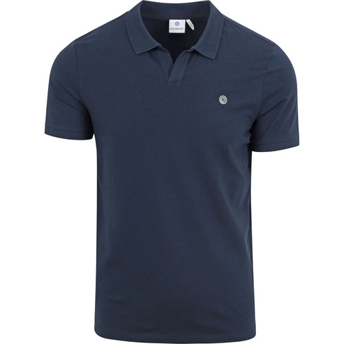 Textiel Heren T-shirts & Polo’s Blue Industry Jersey Poloshirt Riva Navy Blauw