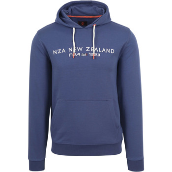Textiel Heren Sweaters / Sweatshirts New Zealand Auckland NZA Half Zip Trui Mirror Tarn Navy Blauw