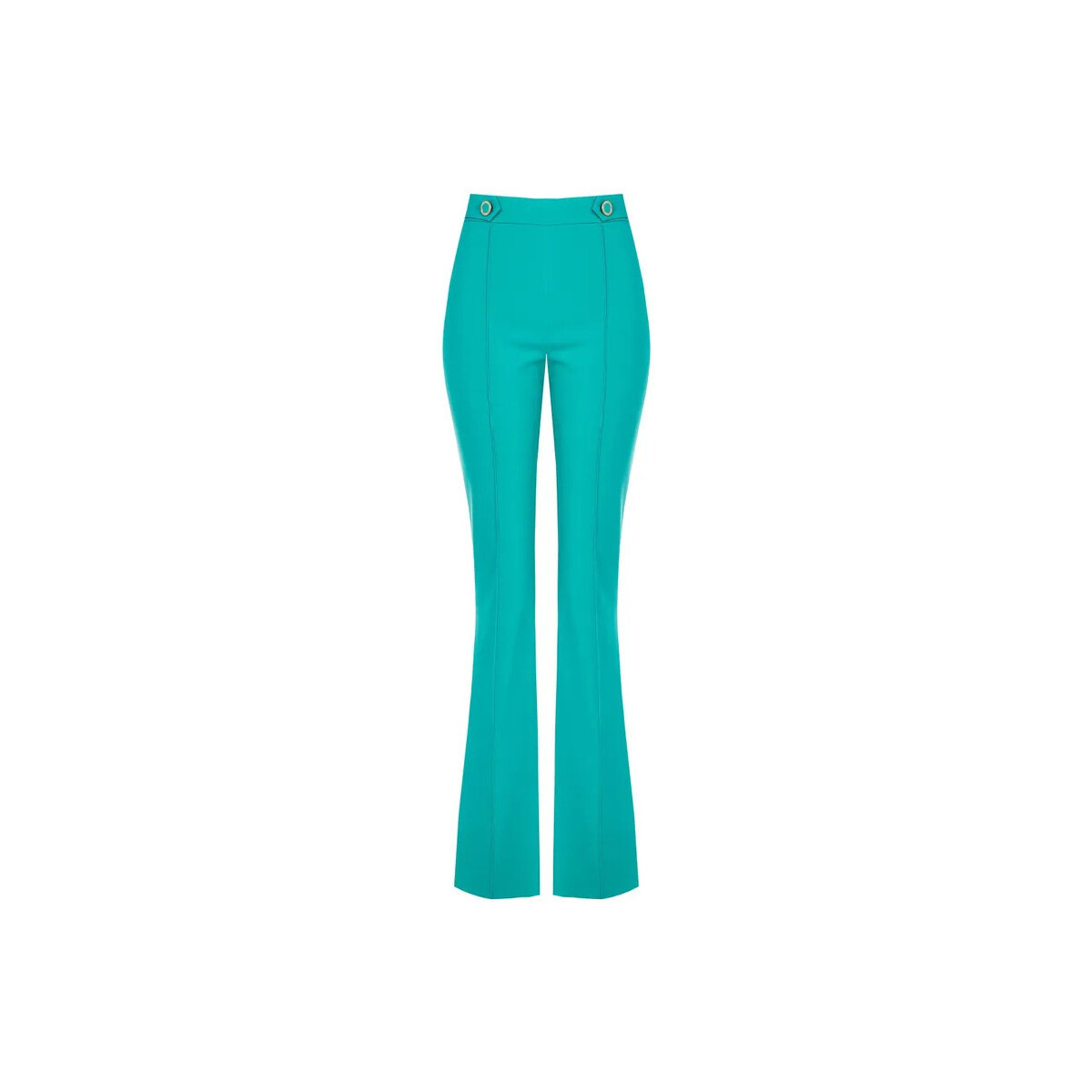 Textiel Dames Broeken / Pantalons Rinascimento CFC0117930003 Pauwgroen