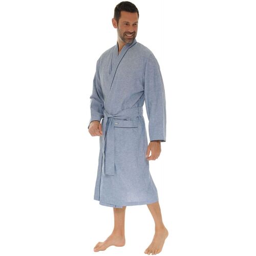 Textiel Heren Pyjama's / nachthemden Pilus FAUSTIN Blauw