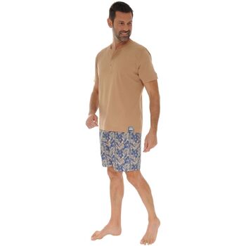 Textiel Heren Pyjama's / nachthemden Pilus FLAVIO Bruin