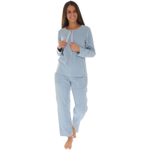 Textiel Dames Pyjama's / nachthemden Pilus ELINE Blauw