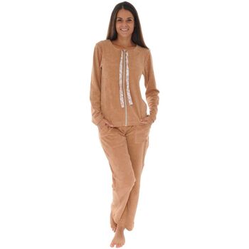 Textiel Dames Pyjama's / nachthemden Pilus ELINE Bruin