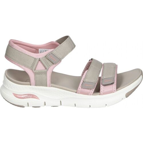 Schoenen Dames Sandalen / Open schoenen Skechers SANDALIAS  119305-TPPK SEÑORA ROSA Roze