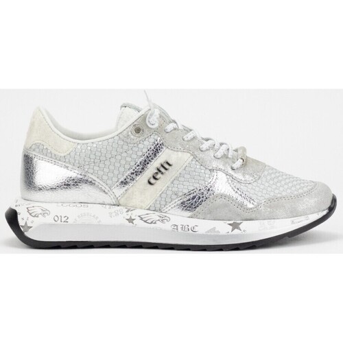 Schoenen Dames Lage sneakers Cetti Zapatillas  en color plata para Zilver