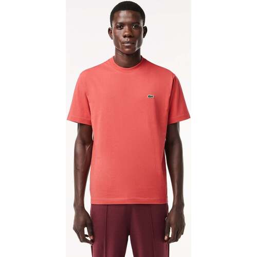 Textiel Heren T-shirts & Polo’s Lacoste Men tee shirt Rood