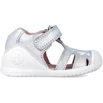 Schoenen Kinderen Sandalen / Open schoenen Biomecanics HARTEN SANDAAL 242101-B Zilver