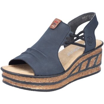 Schoenen Dames Sandalen / Open schoenen Rieker  Blauw