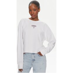 Textiel Dames Sweaters / Sweatshirts Tommy Jeans DW0DW17796 Wit