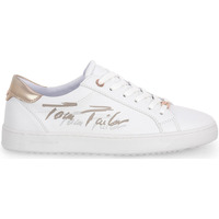 Schoenen Dames Sneakers Tom Tailor 009 WHITE ROSE GOLD Wit