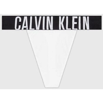 Ondergoed Dames Slips Calvin Klein Jeans 000QF7638E100 THONG Wit