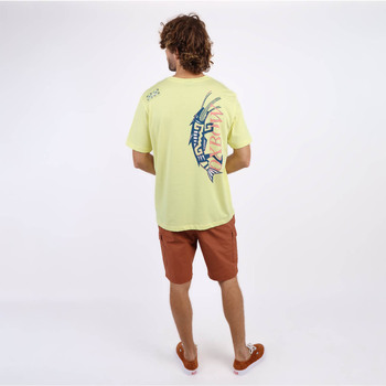 Oxbow Grafisch T-shirt met korte mouwen THRIMP Geel