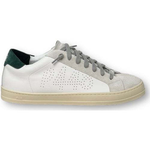 Schoenen Heren Sneakers P448 CORJOHN WHITE/GREEN Wit