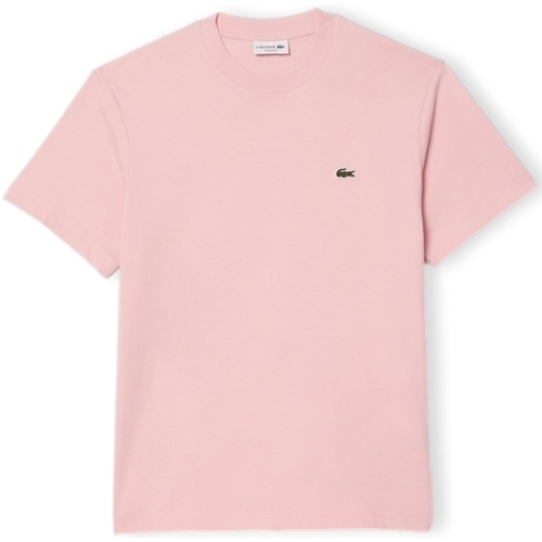 Textiel Heren T-shirts & Polo’s Lacoste Classic Fit T-Shirt - Rose Roze