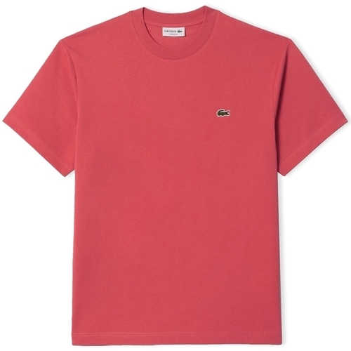 Textiel Heren T-shirts & Polo’s Lacoste Classic Fit T-Shirt - Rose ZV9 Roze