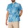 Textiel Heren Overhemden korte mouwen Barbour Cornwall zomershirt met korte mouwen Blauw