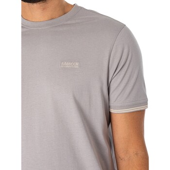 Barbour Philip Tipped Cuff T-shirt Grijs