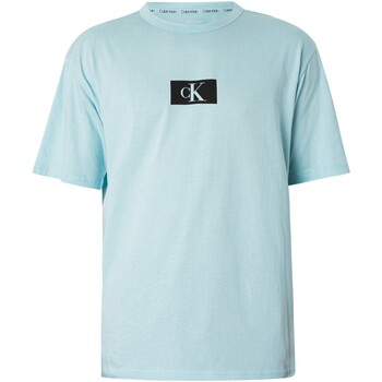 Calvin Klein Jeans Pyjama's nachthemden Box Logo Lounge-T-shirt