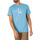Textiel Heren T-shirts korte mouwen Calvin Klein Jeans Verstoorde omtrek T-shirt Blauw