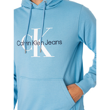 Calvin Klein Jeans Seizoensgebonden hoodie met monologo-trui Blauw