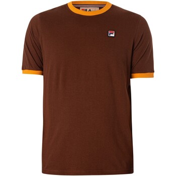 Textiel Heren T-shirts korte mouwen Fila Marconi T-shirt Bruin