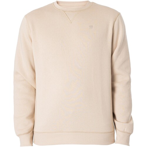 Textiel Heren Sweaters / Sweatshirts G-Star Raw Premium Core sweater Beige