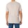 Textiel Heren T-shirts korte mouwen BOSS Dero222 T-shirt met logo op de borst Beige