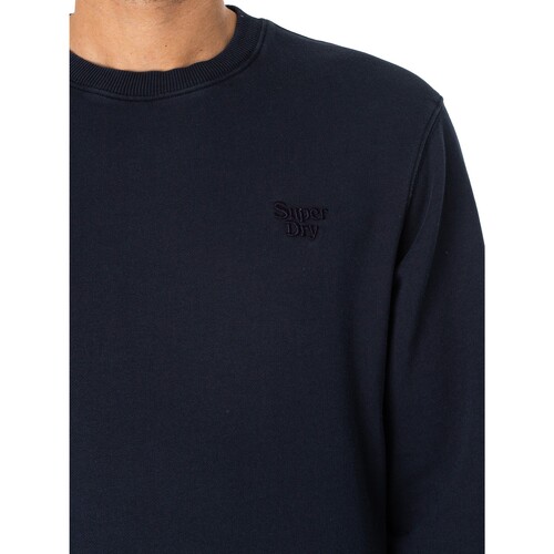 Textiel Heren Sweaters / Sweatshirts Superdry Vintage gewassen sweatshirt Blauw