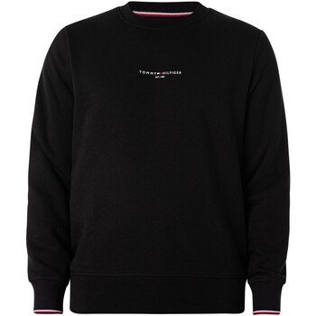 Tommy Hilfiger Sweater Crew sweatshirt met logo-tip