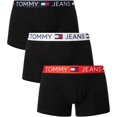 Ondergoed Heren BH's Tommy Jeans Trunk 3-pack Zwart
