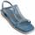 Schoenen Dames Sandalen / Open schoenen Leindia 88545 Blauw