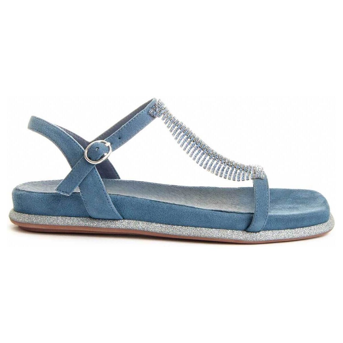 Schoenen Dames Sandalen / Open schoenen Leindia 88545 Blauw