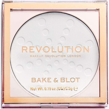 schoonheid Dames Blush & poeder Makeup Revolution Bak- en afwerkingspoeder Bake & Blot Wit
