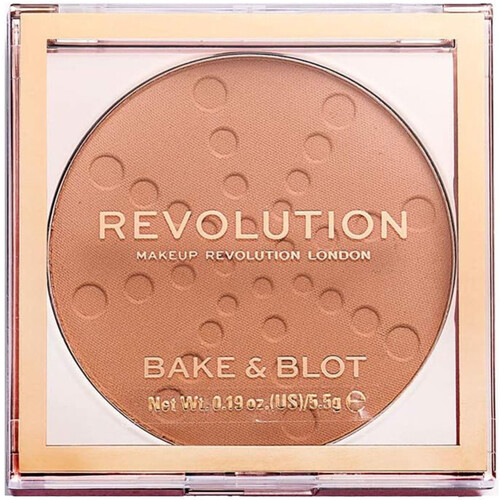 schoonheid Dames Blush & poeder Makeup Revolution Bak- en afwerkingspoeder Bake & Blot Oranje